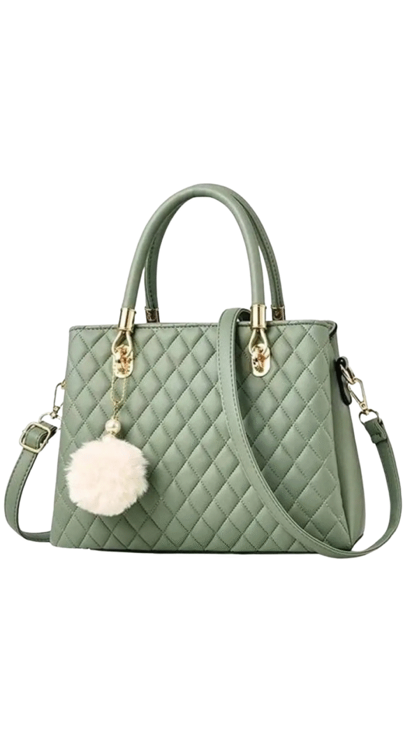 Green Messenger Handbag for Women