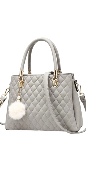 Grey Messenger Handbag for Women