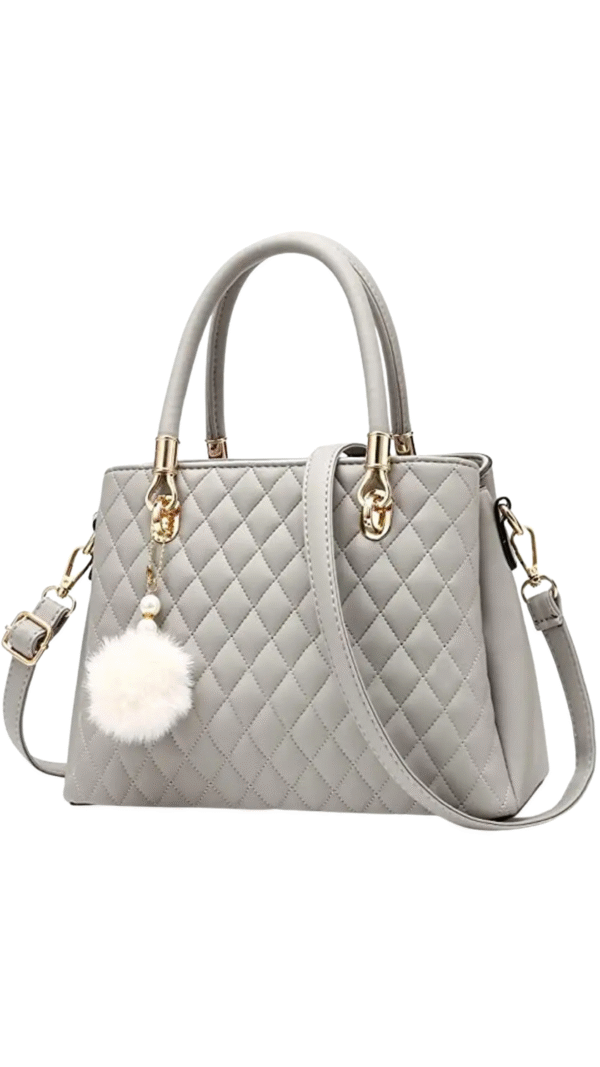 Grey Messenger Handbag for Women
