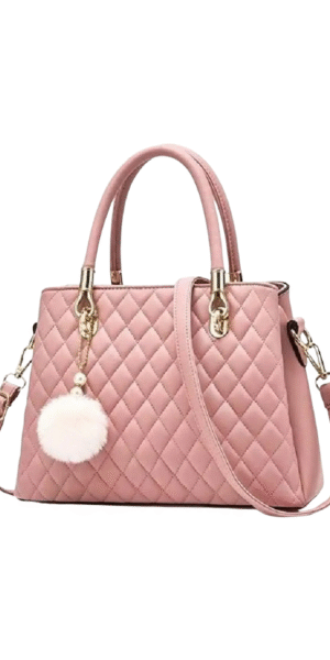 Pink Messenger Handbag for Women