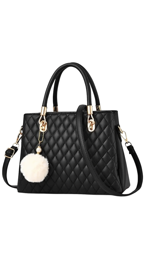 Black Messenger Handbag for Women