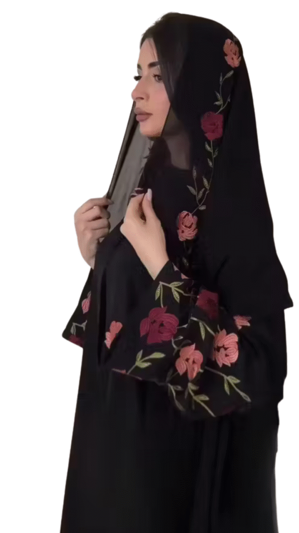 Party Wear Embroidered Burqa